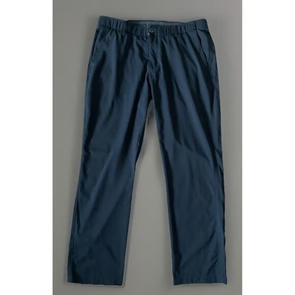 Under Armour Golf Pants Stretch Performance Casual Logo Black Men's 38x32 - Picture 1 of 3